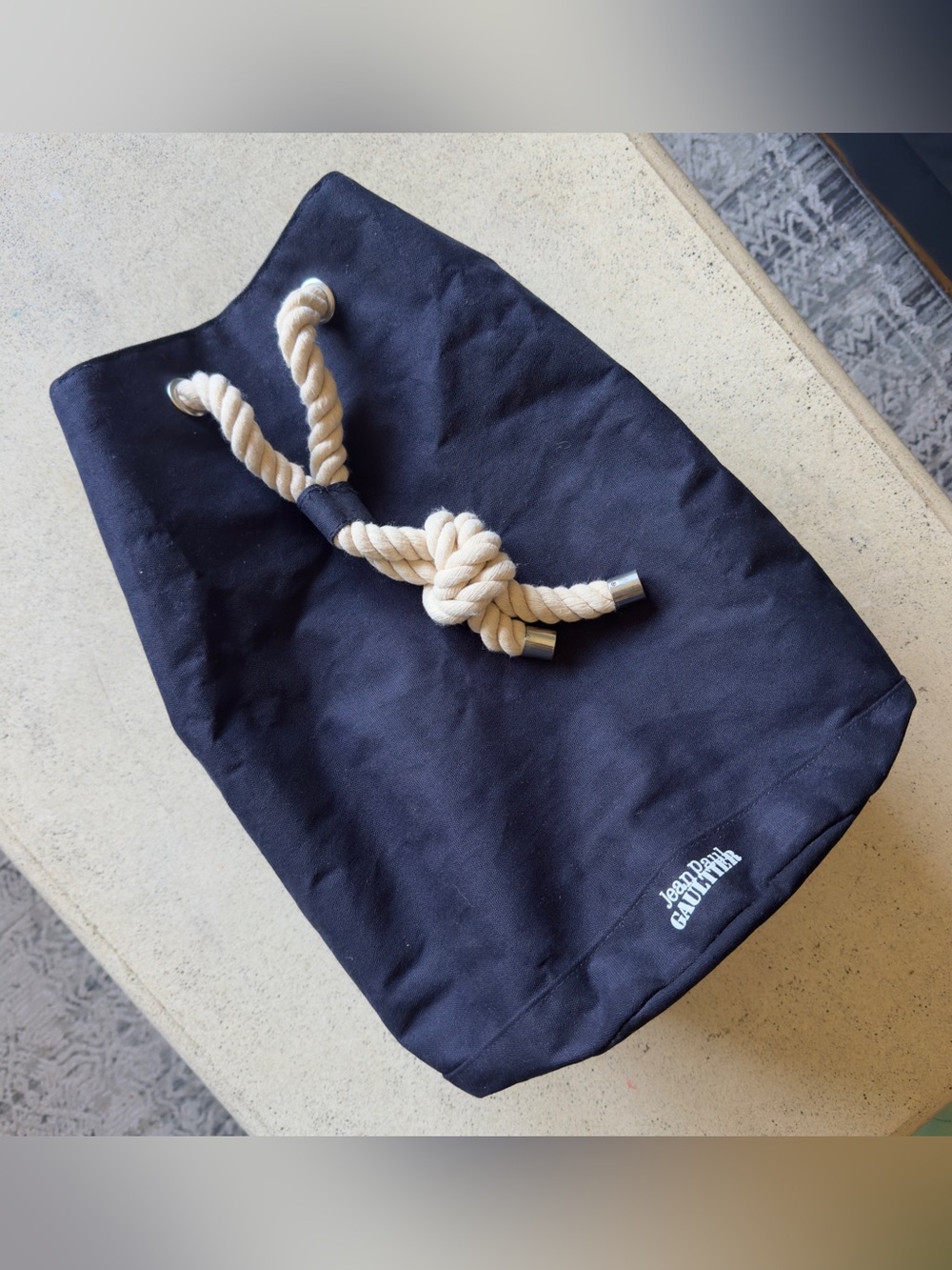 Jean Paul Gaultier canvas Rope backpack
